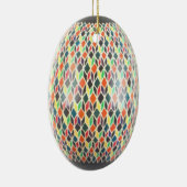 レインボースターエッグオーナメント セラミックオーナメント (右)