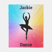 レインボースターズダンスフリースブランケットfor Girls! フリースブランケット (正面)