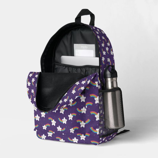 レインボースターズバックパック#3 プリントバックパック (裏面右端 (見開き))