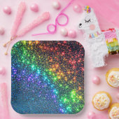 レインボースターズパーティー紙ナプキンス ペーパープレート (パーティー)