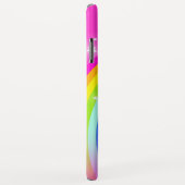 レインボースターズピンクスカイガール名前をカスタムする Case-Mate iPhoneケース (裏面/右)