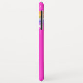 レインボースターズピンクスカイガール名前をカスタムする Case-Mate iPhoneケース (裏面/左)