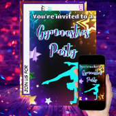 レインボースターズ体操バースデーパーティーへの招待 招待状