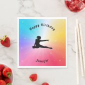 レインボースターズ体操誕生日ナプキンス スタンダードランチョンナプキン (インサイチュ)