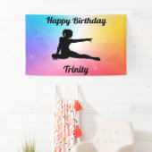 レインボースターズ体操誕生日バナー 横断幕 (インサイチュ)