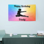 レインボースターズ体操誕生日バナー 横断幕 (トレードショー)