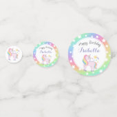 レインボースターズ&マジカルユニコーンハッピーバースデー コンフェッティ (正面)