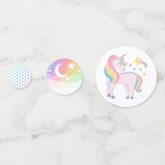 レインボースターズ&マジカルユニコーンハッピーバースデー コンフェッティ (裏面)