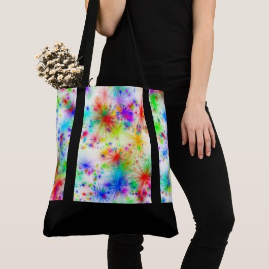 レインボースターバストトートバッグ トートバッグ (クローズアップ)