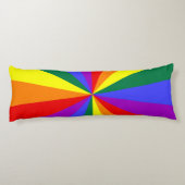 レインボースターバーストパターン ボディピロー (裏面)