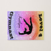 レインボースター体操名前をカスタムするとレベル ジグソーパズル (横)