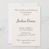 レインボーステアースマン来ズアウト 招待状 (裏面)