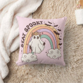 レインボーステイ不気味 クッション (ブランケット)