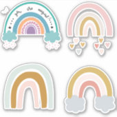 レインボーステッカー シール (正面)