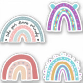 レインボーステッカー シール (正面)