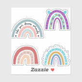 レインボーステッカー シール (シート)