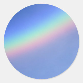 レインボーステッカー ラウンドシール