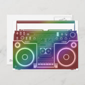 レインボーステレオ ポストカード (正面/裏面)