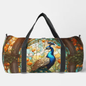 レインボーステンドグラスペコー 大型ダッフルバッグ ダッフルバッグ (正面)