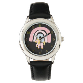 レインボーステンレススチールウォッチ 腕時計