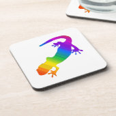 レインボーストライプのサラマンダー コースター (左側)