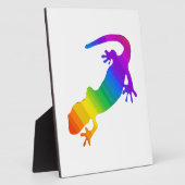 レインボーストライプのサラマンダー フォトプラーク (側面)