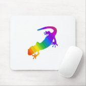レインボーストライプのサラマンダー マウスパッド (マウス)