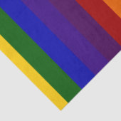 レインボーストライプのティッシュペーパー 薄葉紙 (詳細)