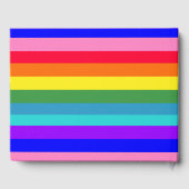 レインボーストライプの傘 ゲストブック (裏面)