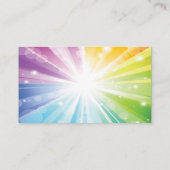 レインボーストライプの日が差すこと披露宴座席表 プレイスカード (裏面)