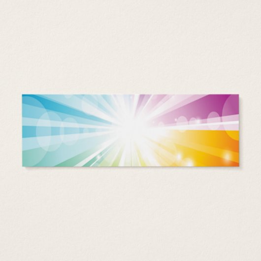 レインボーストライプの日が差すこと結婚式の引き出物ラベル (裏面)