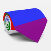 レインボーストライプのLGBT 6カラープライド ネクタイ (ロール)