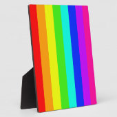 レインボーストライプカラフルバー フォトプラーク (側面)