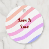 レインボーストライプカラフルパステル愛は愛プライド フェイバータグ (裏面)