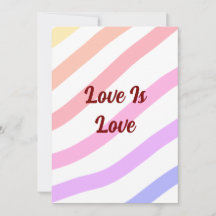 レインボーストライプカラフルパステル愛は愛プライド