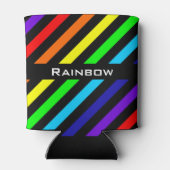 レインボーストライプクーラーボックス 缶クーラー (裏面)