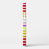 レインボーストライプズかわいい水色 Case-Mate iPhoneケース (裏面 / 右)