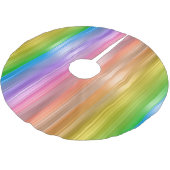 レインボーストライプズツリースカート ブラッシュドポリエステルツリースカート (アングル)