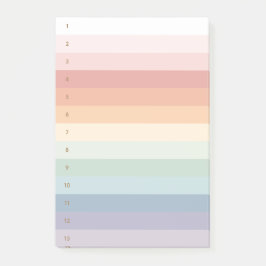 レインボーストライプズ番号 ポストイット