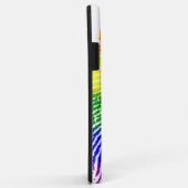 レインボーストライプズ着色指紋iPhoneケース Case-Mate iPhoneケース (裏面/右)