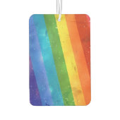 レインボーストライプズ空気清浄機 カーエアーフレッシュナー (裏面)