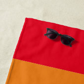 レインボーストライプズ色Lgbt Lgbtqゲイ国旗 ビーチタオル (インサイチュ)