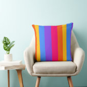 レインボーストライプズ クッション (椅子)