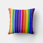 レインボーストライプズ クッション (裏面)