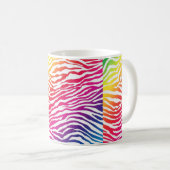 レインボーストライプズ コーヒーマグカップ (正面右)
