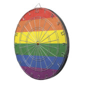 レインボーストライプズ ダーツボード (正面右)