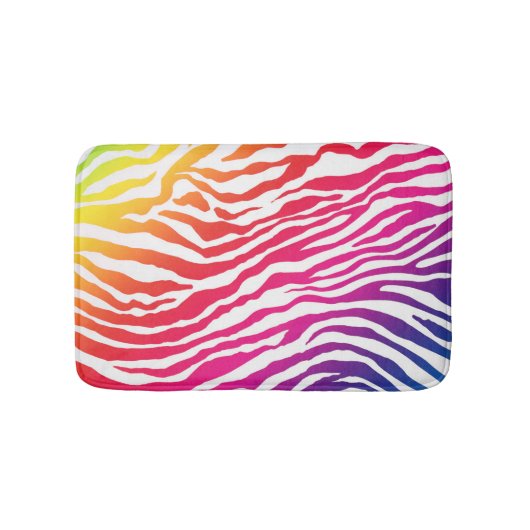 レインボーストライプズ バスマット (正面)