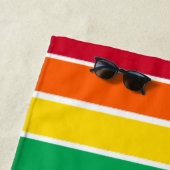 レインボーストライプズ ビーチタオル (インサイチュ)