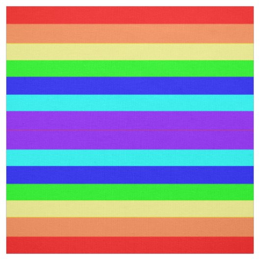 レインボーストライプズ ファブリック (見本)