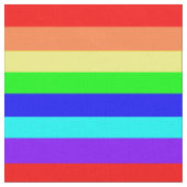 レインボーストライプズ ファブリック (クローズアップ)